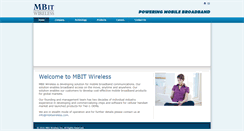 Desktop Screenshot of mbitwireless.com